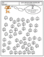 içinde 3 sayısı olanlar boya, 3 sayısı çalışma sayfası